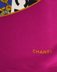 Chanel Scarf Purple Small Good