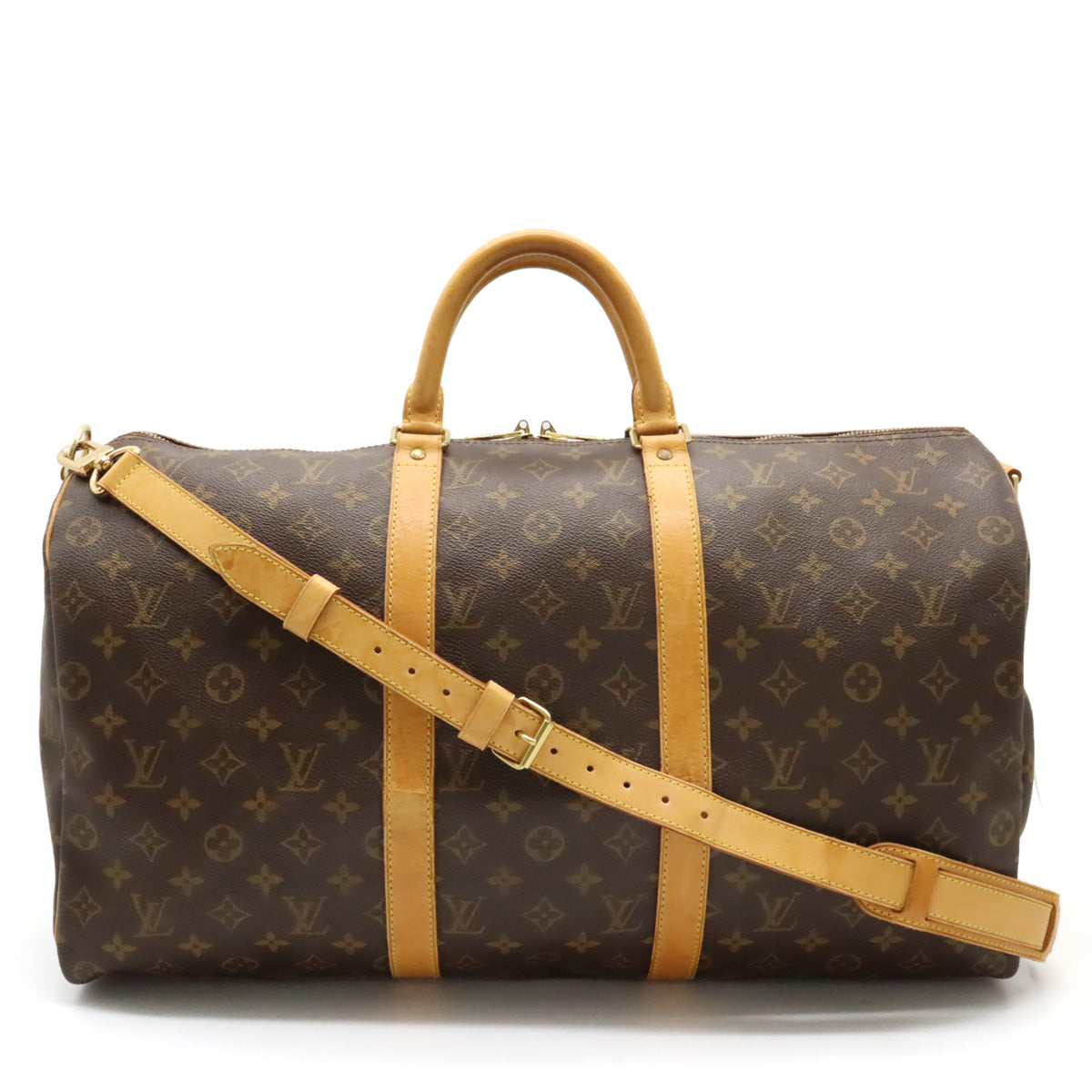 Louis Vuitton Monogram Keepall Bandouliere 50 Boston Travel Bag 2WAY M41416