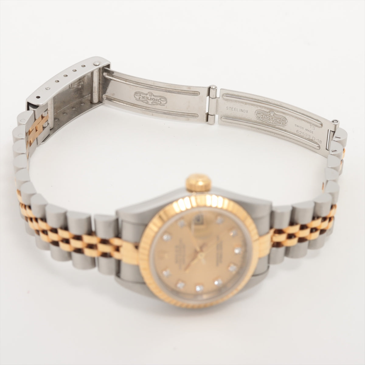 Rolex Datejust 69173G SSYG AT Champagne Chart