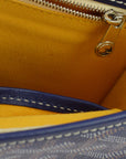 Goyard Blue Belvedere PM Messenger Shoulder Bag