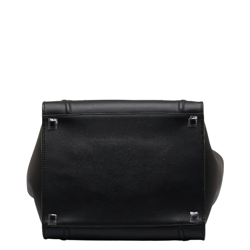 Celine Lodge Phantom per Handbag Black Leather  Celine
