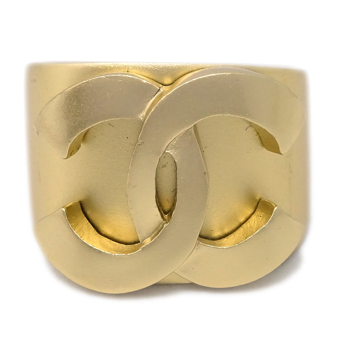 Chanel 2001 CC Ring Gold 