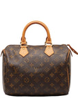 Louis Vuitton Monogram Speedy 25 Mini Boston Bag M41528 Brown PVC Leather  Louis Vuitton