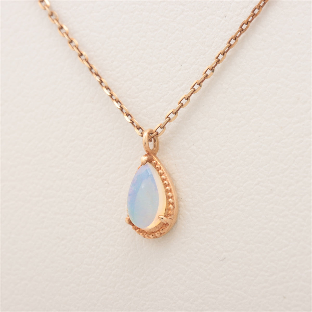 Agat Opal Necklace K10 (YG) 0.7g