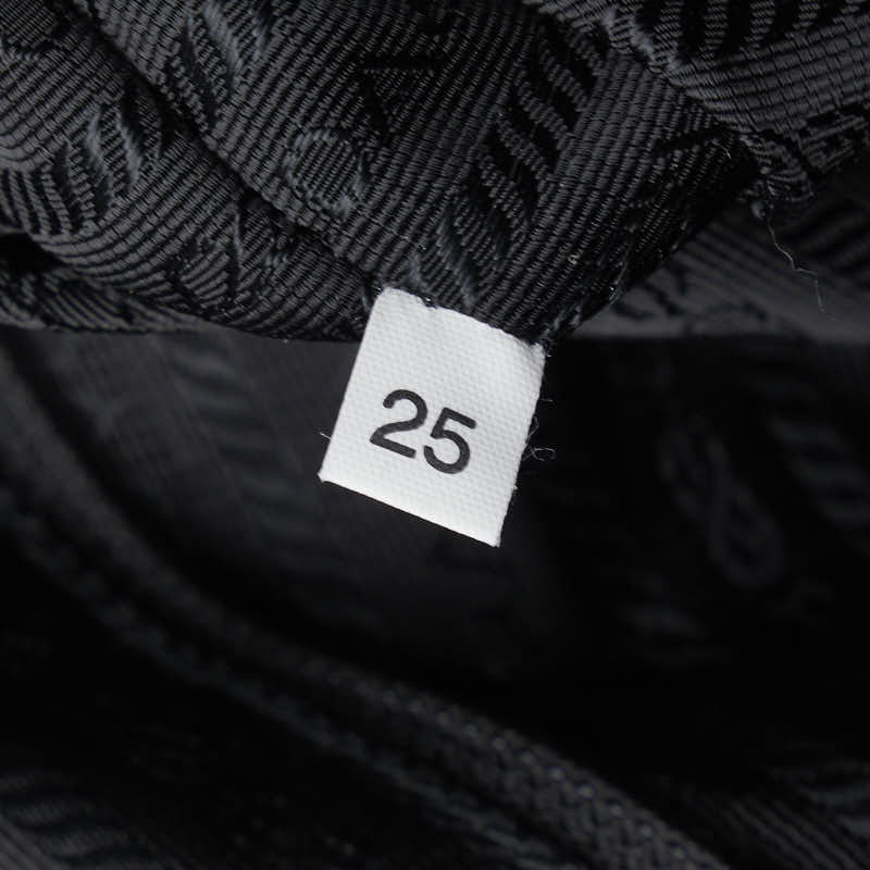Prada logo plate sloping shoulder bag BT0168 black nylon ladies PRADA