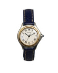 Cartier Pantale Kuga SM  W350058A Quartz Ivory Dial Stainless Steel Mackie Leather  Cartier