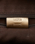 Gucci GG Canvas Princess Handback Shoulder Bag 161720 Brown G Canvas Leather  Gucci