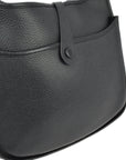 Hermes Black Taurillon Clemence Evelyne 3 PM Shoulder Bag