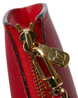 Louis Vuitton Epi Pochette Accessories Handbag Accessories Pocket M52957 Castilian Red Leather