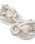 Chanel 1997 Medallion Dangle Earrings Clip-On