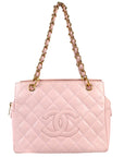 Chanel 2001-2003 Petite Timeless Tote PTT Pink Caviar