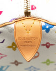 Louis Vuitton Multicolor Speedyy 30 Handbag Mini Boston Bag M92643 Bronze White PVC Leather  Louis Vuitton