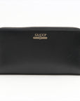 Gucci 547591 Leather Round  Wallet Black