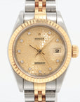 Rolex Datejust 69173G SSYG AT Champagne Holicon Signsboard