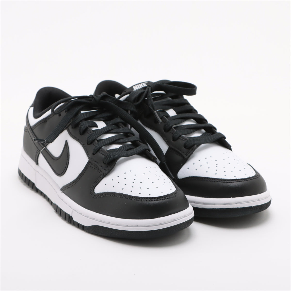 Nike Leather x Fabric Trainers 27.5cm Men Black x White DD1391-100 Dunk Low  Retro