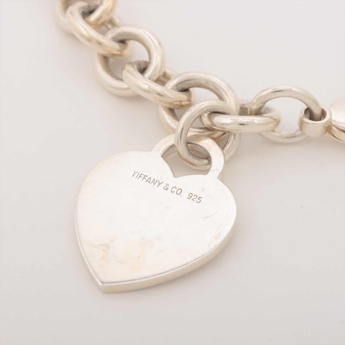 Tiffany Heart Tag Heuer Bracelet 925 35.1g Silver