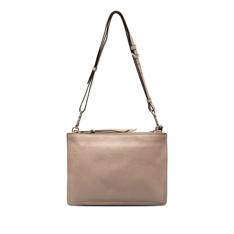 Prada Loveel Handbag Shoulder Bag 2WAY 1BH113 Gr Leather  Prada