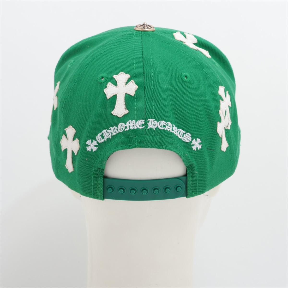 Chrome Hearts Baseball Cap Cotton x Polyester ONE SIZE 53-60 Green Cross  Patch