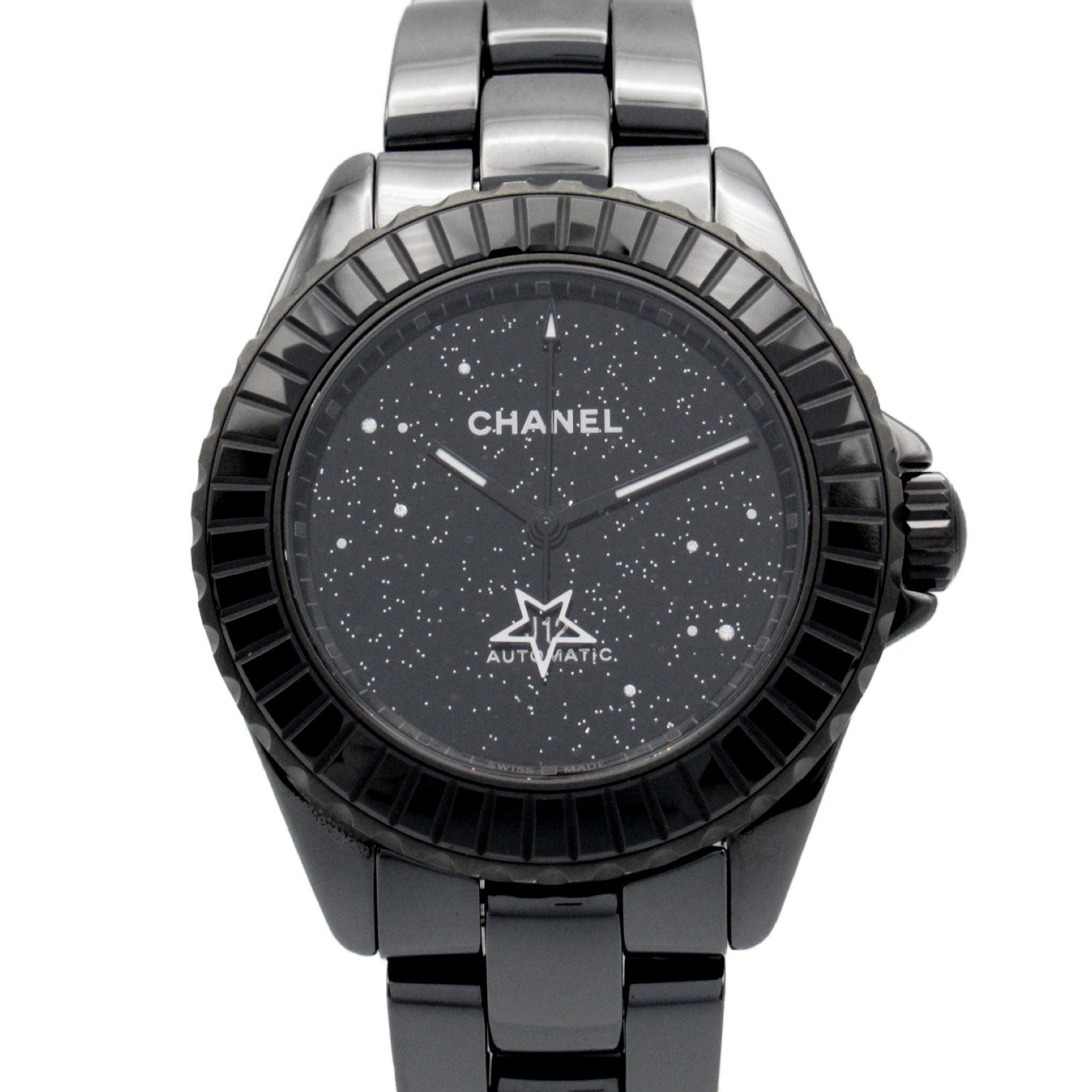 Chanel J12 Interstellar Watch Ceramic Black H7989 – Fashionia
