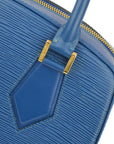 Louis Vuitton Blue Epi Sablon Handbag M52045
