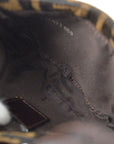 Fendi 1990s Zucca Handbag Micro Brown