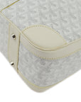 Goyard White Ambassade GM Briefcase Business Handbag