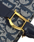 Christian Dior 2003 Navy Trotter Tote Handbag