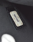 Chanel 1997-1999 Black Caviar Skin Zipper Top Tote 35