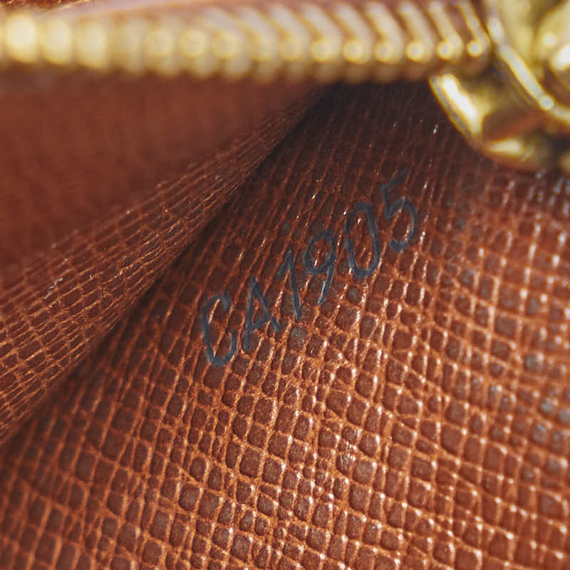 Louis Vuitton Monogram Pochette Porte Monet Credit Long Wallet M61725 Brown PVC Leather  Louis Vuitton