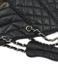 Chanel Black Calflskin Mademoiselle Lock Shoulder Bag
