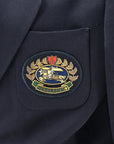 Burberrys 1995 Emblem Single Breasted Jacket 