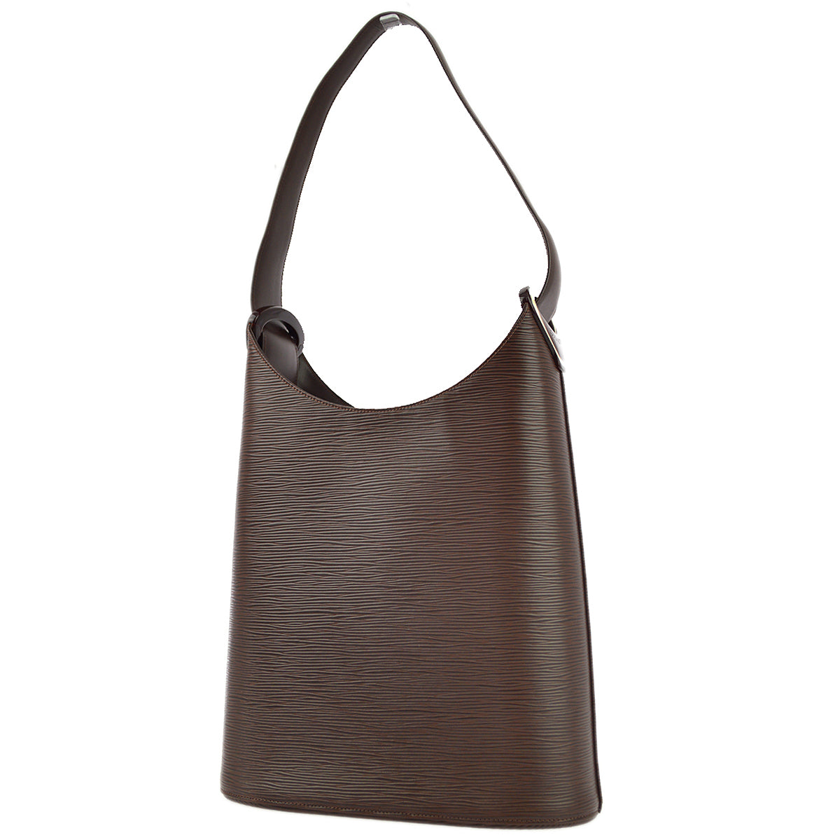 Louis Vuitton 2000 Brown Epi Verseau Shoulder Bag M5281D