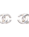 Chanel Piercing Earrings Silver 01P