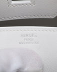 Hermes Birkin 25  New White Silver G W 2024