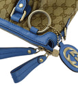 Gucci Beige Light Blue GG Handbag