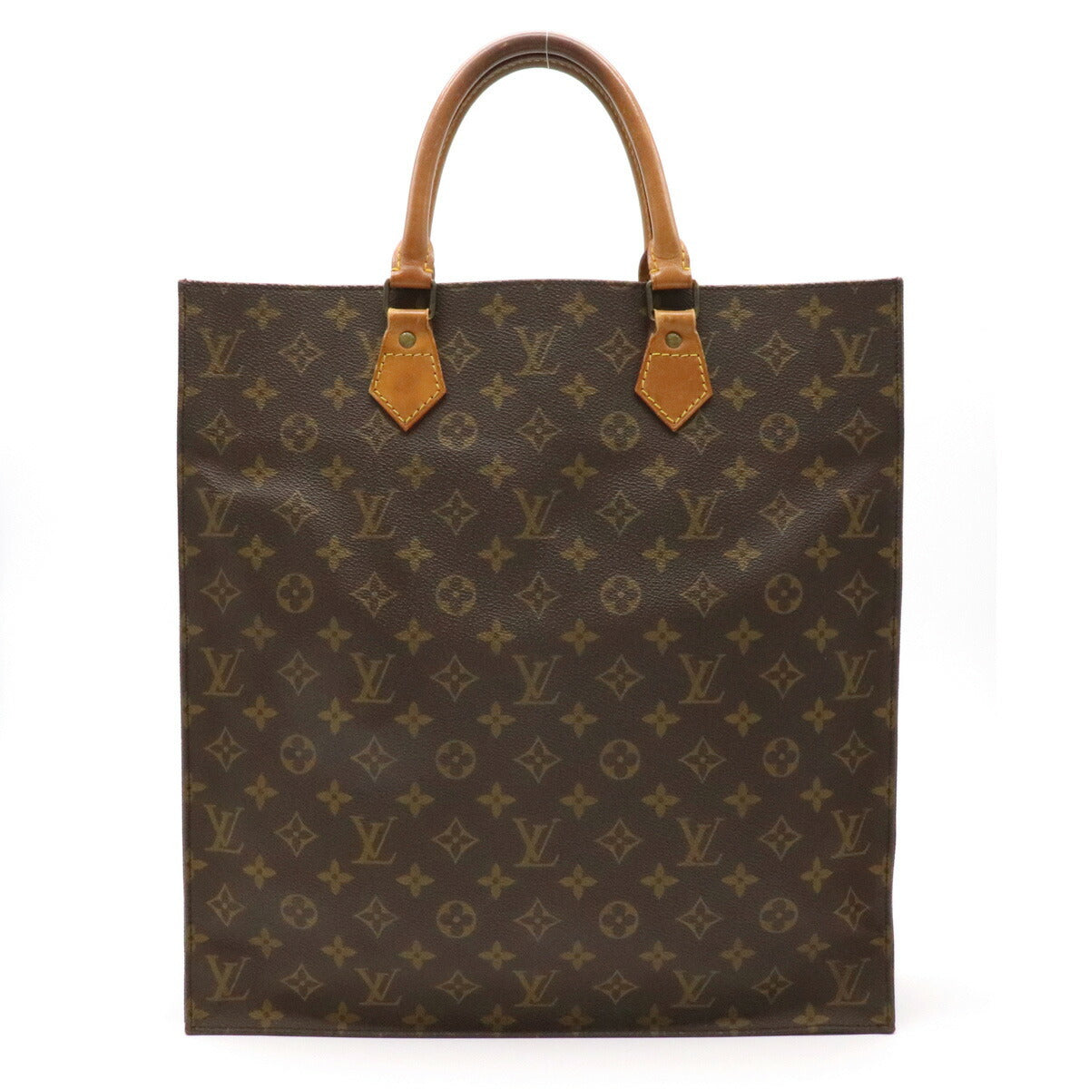 Vintage Louis Vuitton Sac Plat LV Monogram French Co.USA Hand Bag