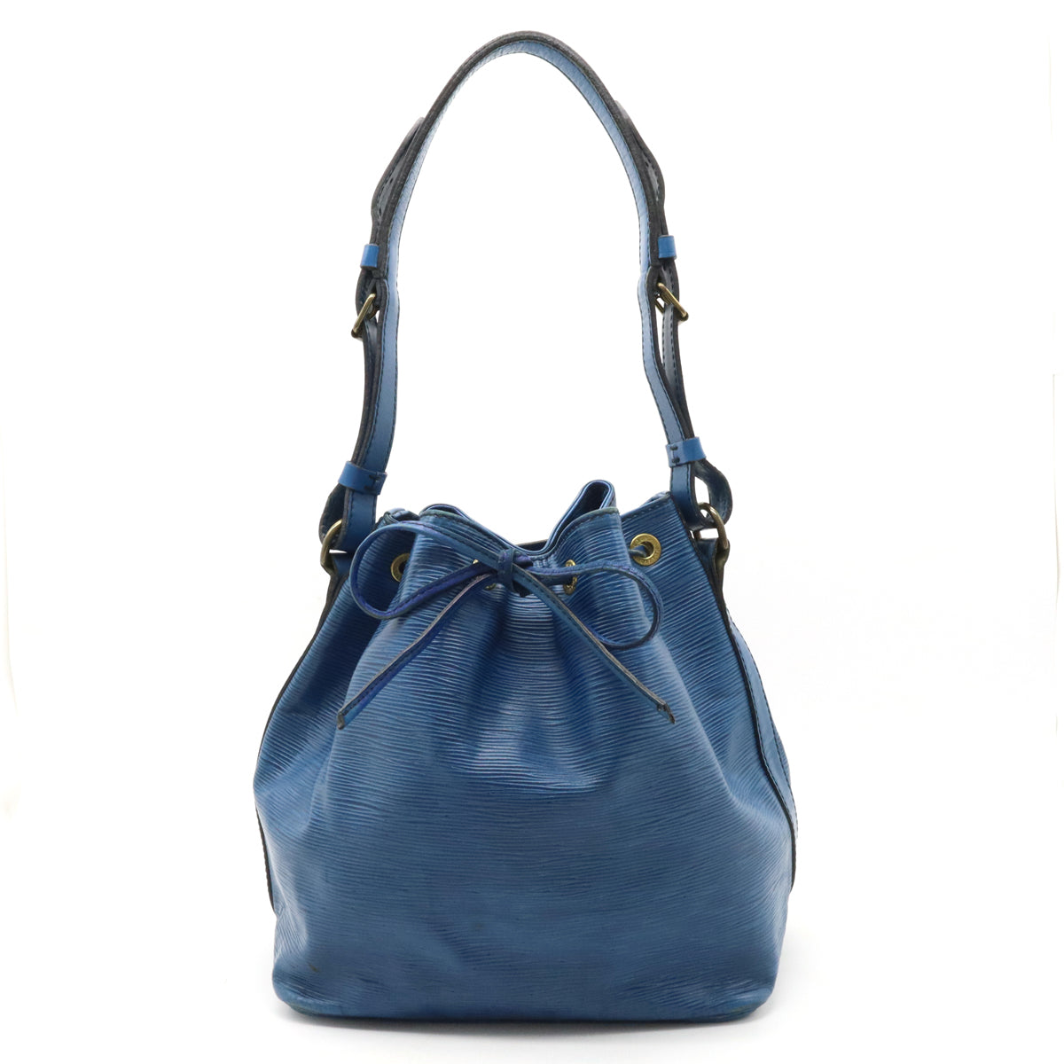 Louis Vuitton Vintage Epi Petit Noe - Blue Bucket Bags, Handbags