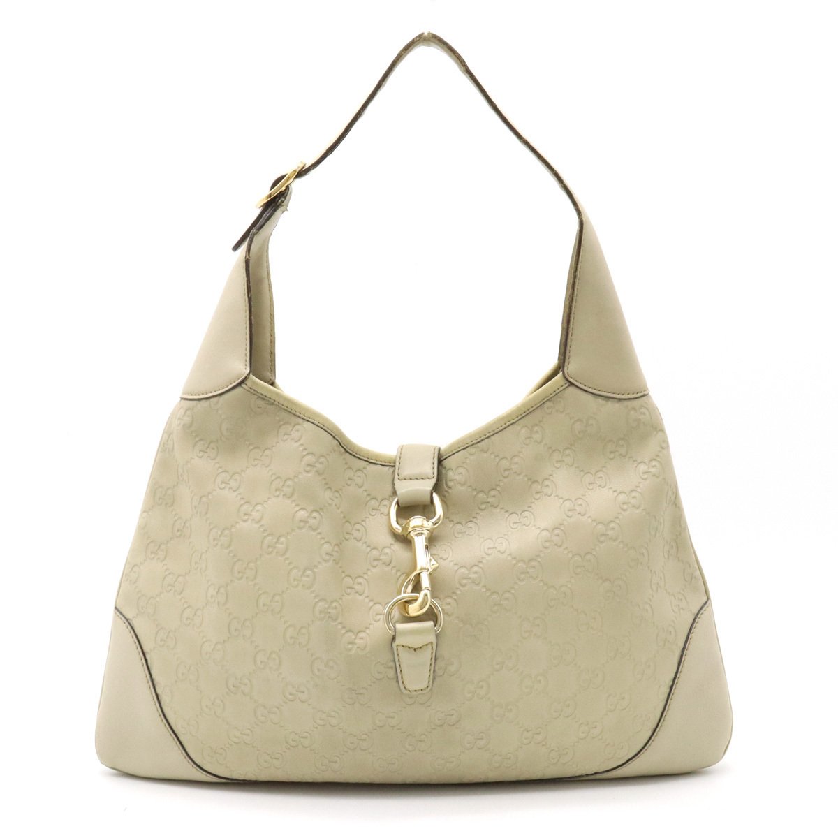 Gucci Jackie Bag in Light Yellow / Beige Leather -  Hong Kong