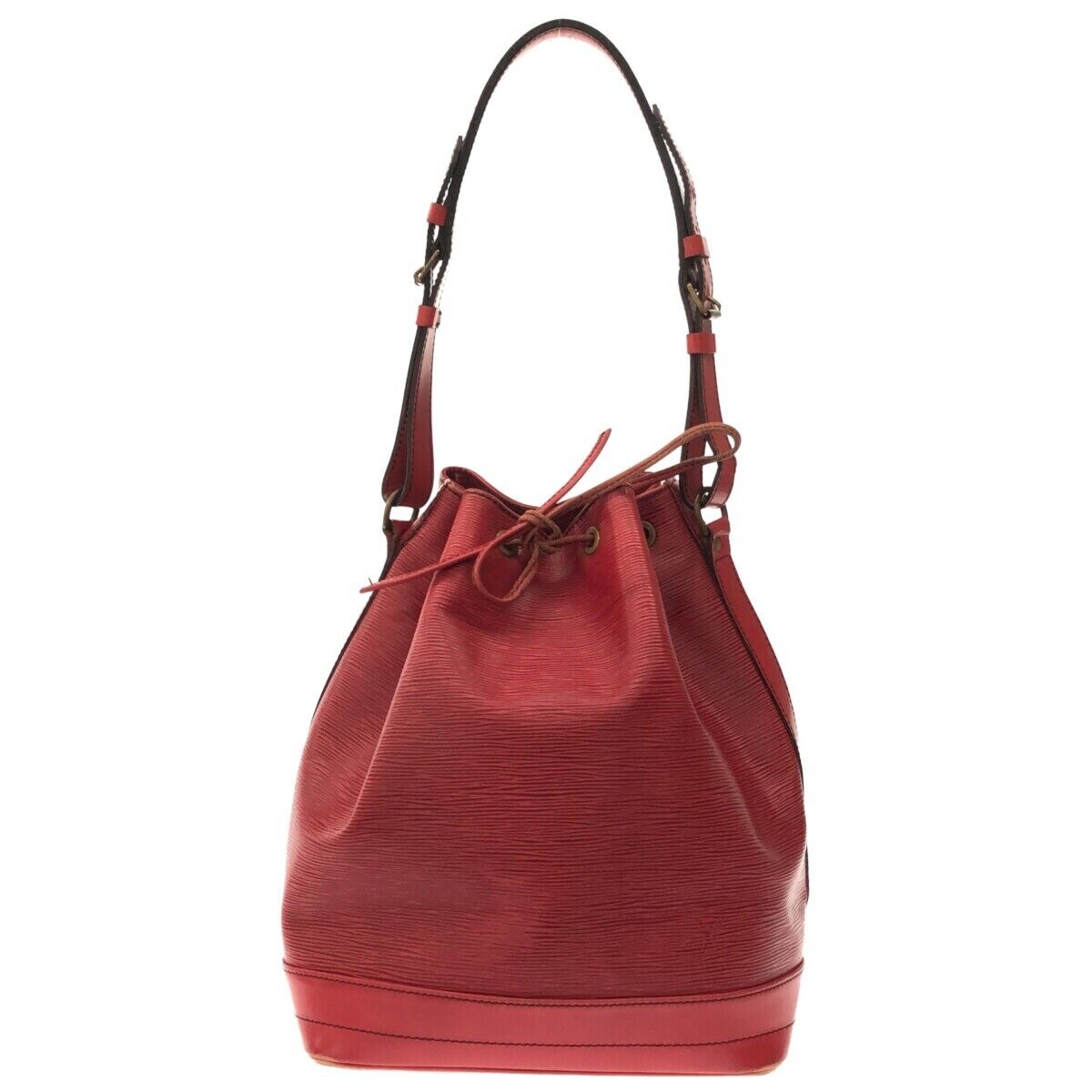 Louis Vuitton Lussac Leather Shoulder Bag (pre-owned) in Red