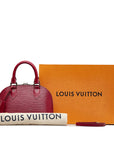 Louis Vuitton Epic Alma BB Handbags Shoulder Bag 2WAY M40851 Fushai Pink Leather  Louis Vuitton
