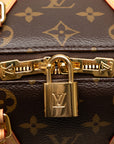 Louis Vuitton Monogram Speedy 20 Handbag 2WAY M46234 Brown PVC Leather  Louis Vuitton