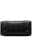 MCM Tote Shopper Bag in Visetos Black Leather