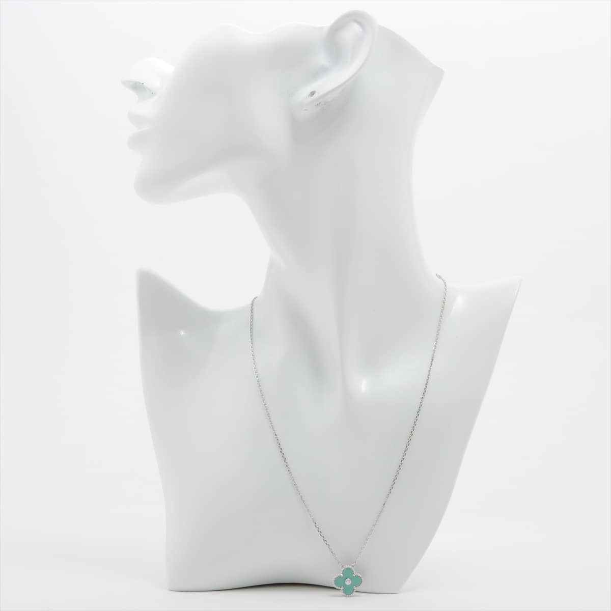 Van Cleef &amp; Arpels Vintage Alhambra Seabler Diamond Necklace 750 (WG)