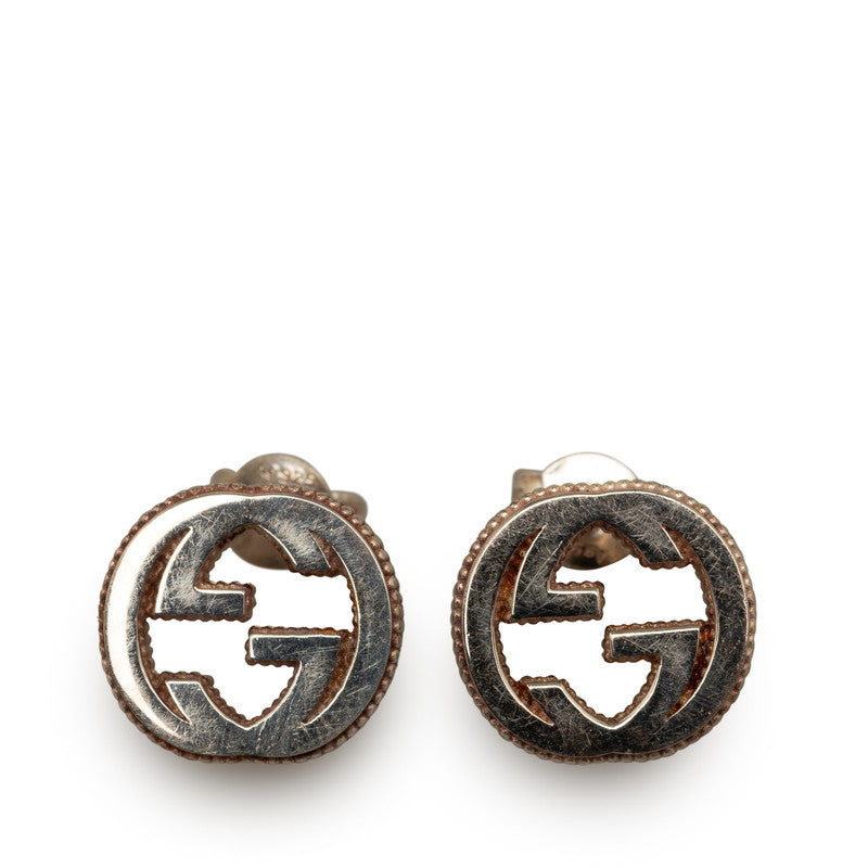 Gucci interlocking clearance earrings silver