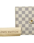 Louis Vuitton Agenda PM in Damier Azur R20706 White