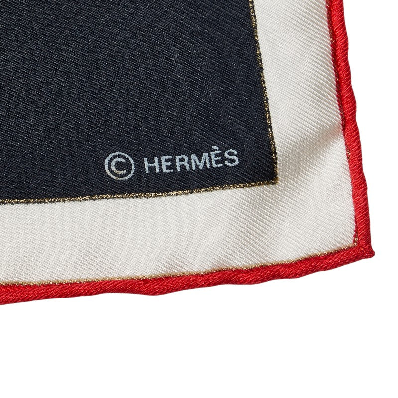 Hermes Carré 90 Les feux de l&#39;espace Fireworks of the Universe Scarf Navi Multicolor Silk Ladies Hermes