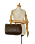Louis Vuitton Monogram Speedyy 35 Handbag Boston Bag Travel Bag M41524 Brown PVC Leather  Louis Vuitton