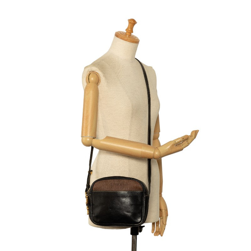 LOEWE Vintage Crossbody Bag in Suede Brown Ladies