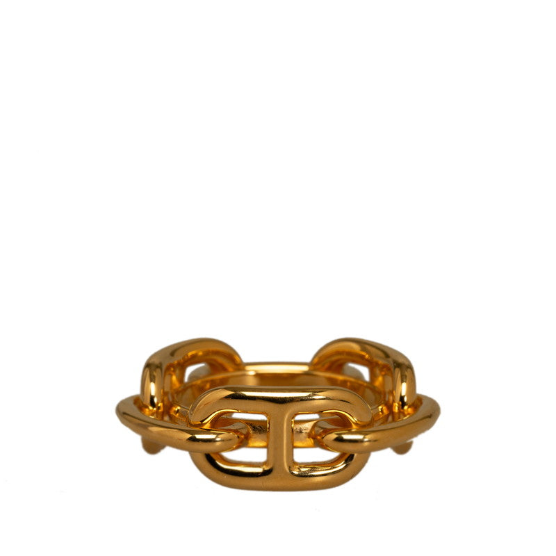 Hermes henudancourt Scarf Ring Gold Mackie  Hermes