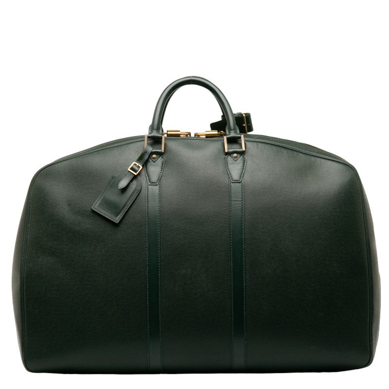 Louis Vuitton Taiga Boston Bag Travel Bag Leather Dark Green